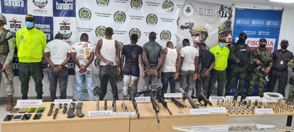Capturados 8 presuntos miembros de la banda La Local en Buenaventura