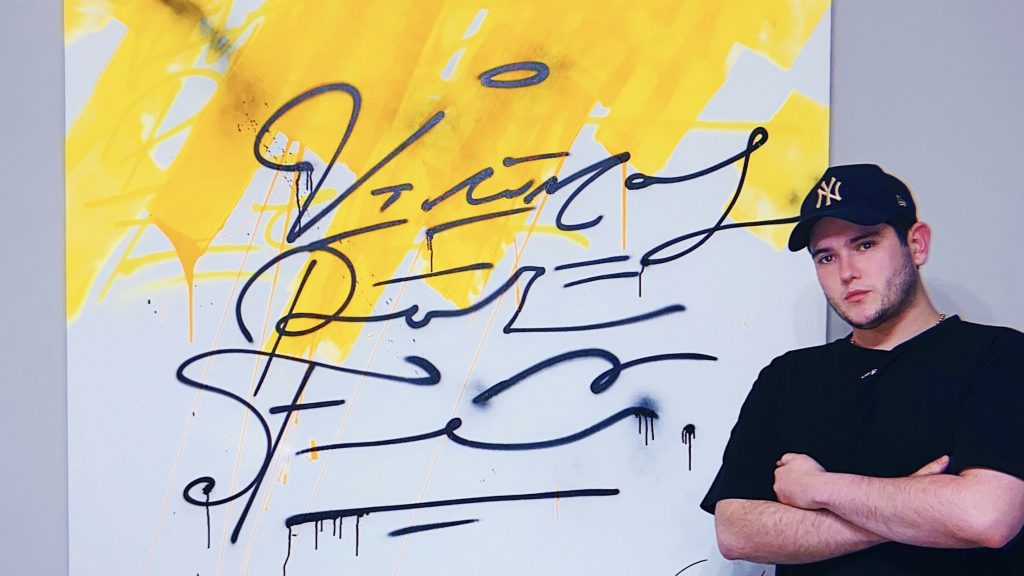 Enrique Enn, el artista callejero que emerge en el exterior