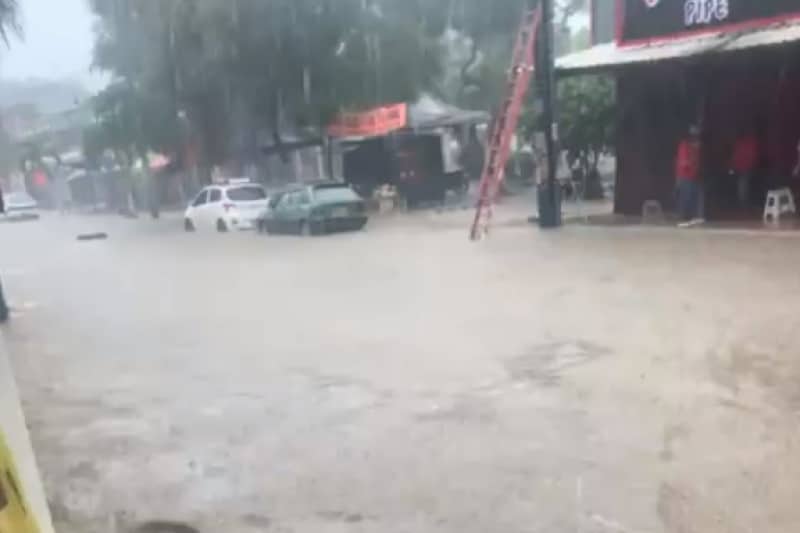 Fuertes lluvias y calles inundadas este miércoles en Cali