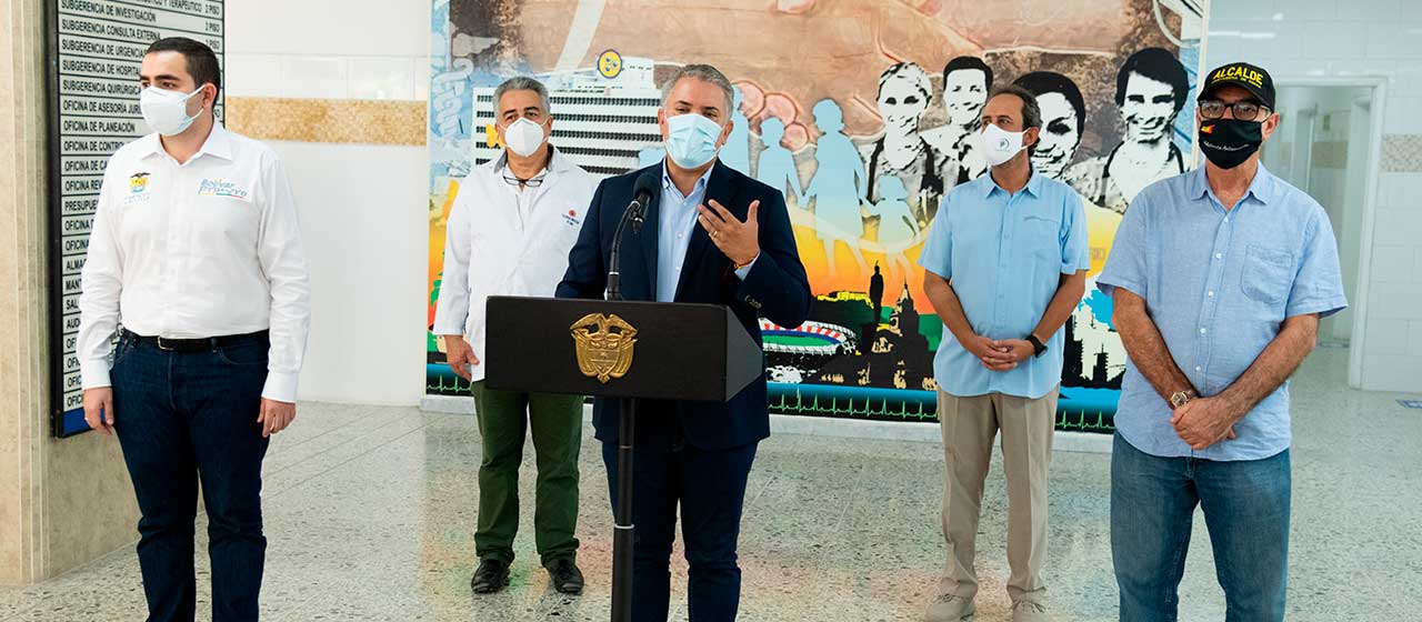 "Colombia llegó a dos millones de vacunados": Duque