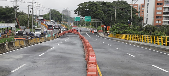 Proyecto de infraestructura en la vía Cali-Jamundí se encuentra al 90%