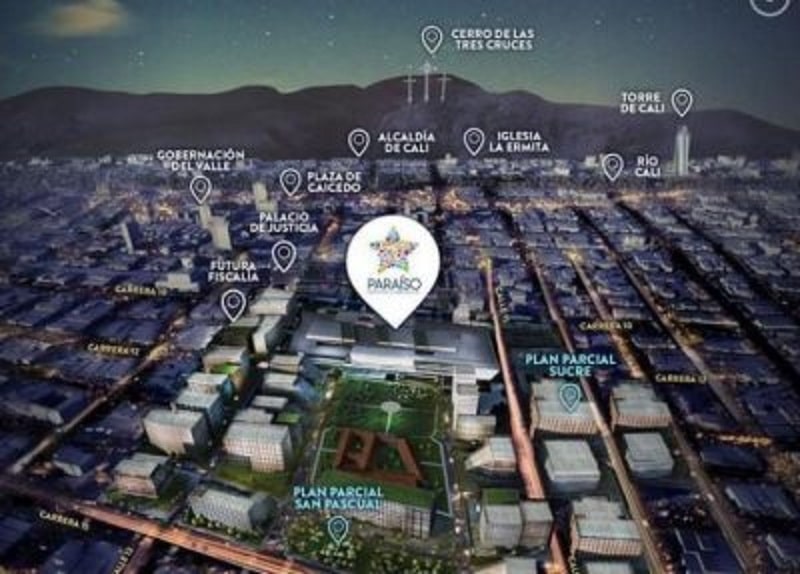 La construcción de la Estación Central del MIO en Ciudad Paraíso interconectará al centro de Cali