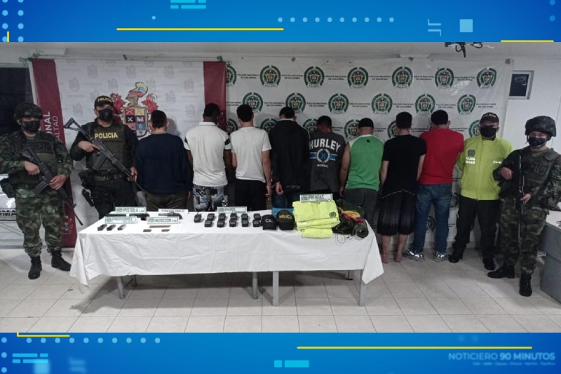 Capturados 8 presuntos miembros de la banda 'Villa Obando'
