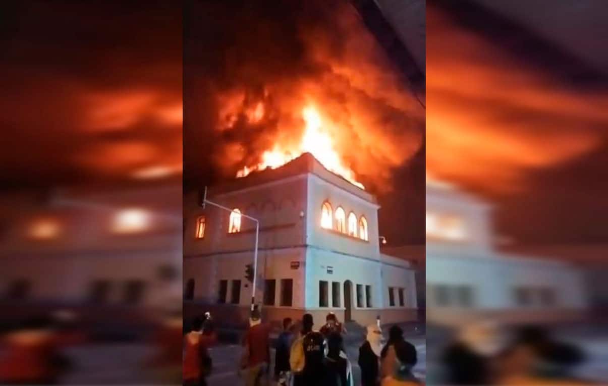 Condeno estos actos de terrorismo": MinJusticia sobre quema de Palacio en  Tuluá