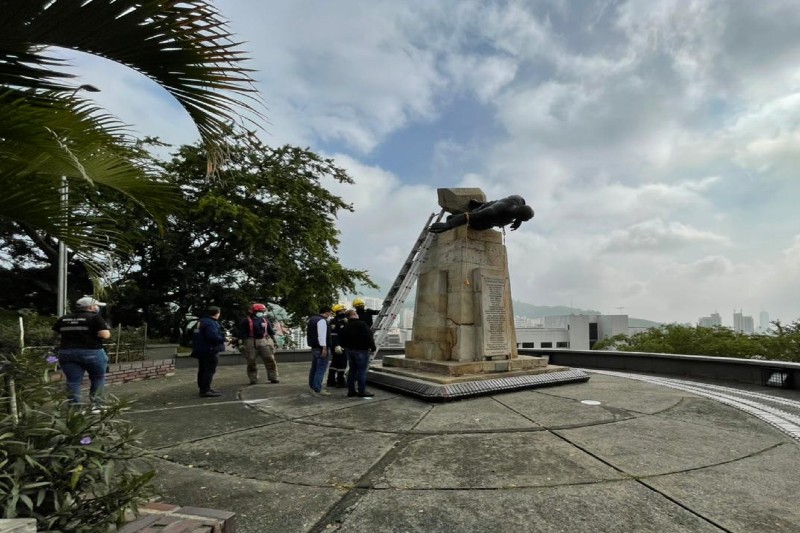La estatua de Sebastián de Belalcázar sigue generando polémica