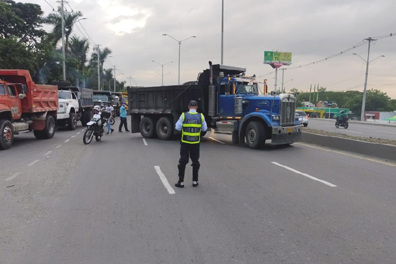 Reporte de vías bloqueadas este martes en el Valle del Cauca