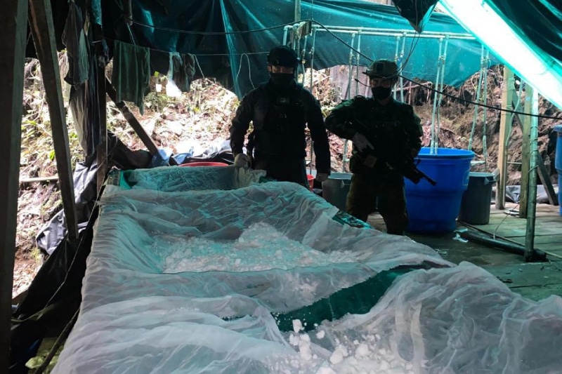Incautadas seis toneladas de cocaína en Nariño, al parecer, del ELN