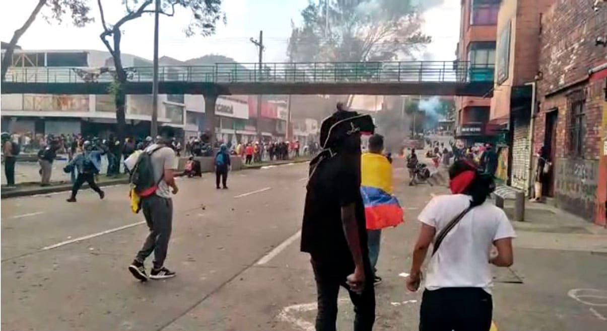 Balance de heridos en Cali luego de enfrentamientos por marchas del 20 de julio