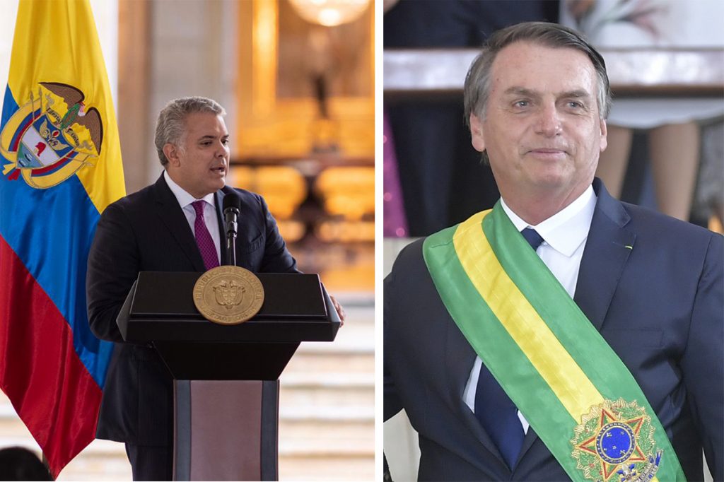Presidente Iván Duque envía saludo de recuperación a su par de Brasil