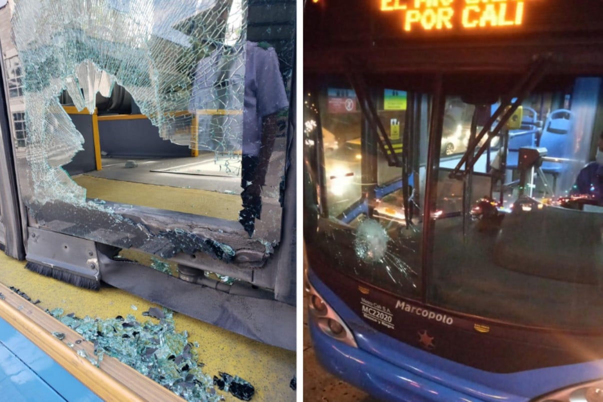Vandalismo: Otros tres buses del Mío fueron atacados, ya van 23