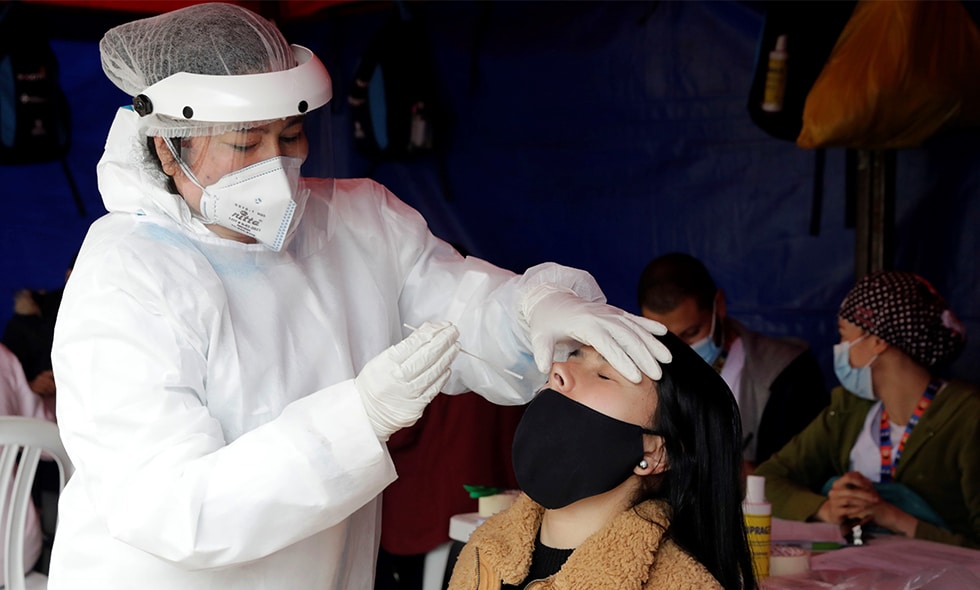 Cuarto pico de la pandemia en Colombia será a finales de octubre