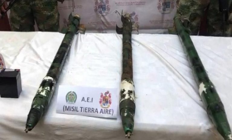 Hallan caleta de las disidencias de las Farc en el Cauca con tres misiles