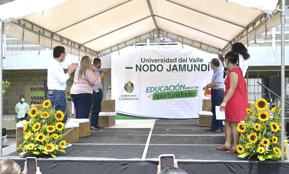 Jamundí celebra llegada de nodo de la Universidad del Valle al municipio