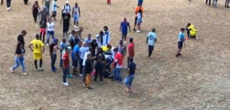 Balacera durante un partido de fútbol deja dos muertos en Terrón Colorado