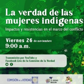 Encuentro de mujeres indígenas sobre el impacto del conflicto armado