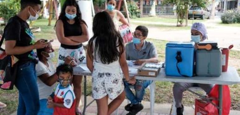 Más de 51.000 niños menores de 11 años se han vacunado contra el covid en Cali
