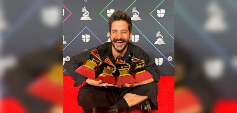 Camilo se adueña de la premiación de los Grammy Latinos