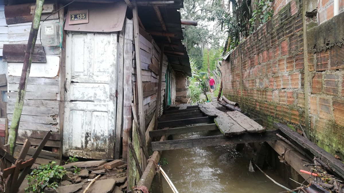 Diez barrios de Jamundí, afectados por ola invernal