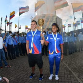 Se encendió la llama de los Juegos Panamericanos Junior en Cali