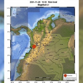 Temblor de magnitud 4.6° sacudió a Cali y el suroccidente colombiano