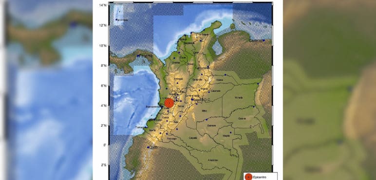 Temblor de magnitud 4.6° sacudió a Cali y el suroccidente colombiano