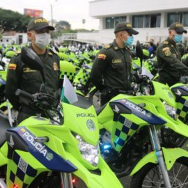 Policía departamental recibió 200 motos por parte de la Gobernación del Valle
