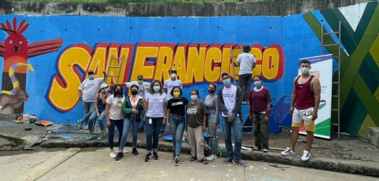Comuna 20 busca cambiar el imaginario de violencia a través del arte urbano