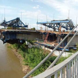 Anuncian que entrega del nuevo puente de Juanchito será en julio de 2022
