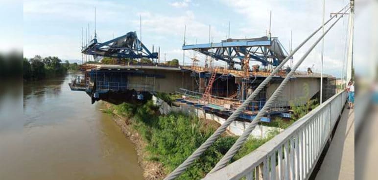 Anuncian que entrega del nuevo puente de Juanchito será en julio de 2022