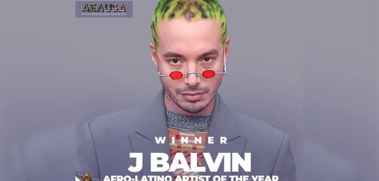 J Balvin es premiado como el artista Afro-Latino del año y despierta nueva polémica