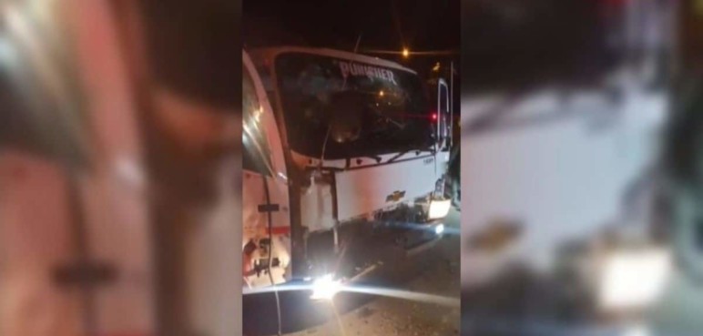 Se registró explosión a camión de oficiales del Esmad cerca a Puerto Rellena