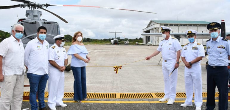 Inauguran nueva plataforma en aeródromo de Juanchaco en Buenaventura