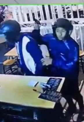 Revelan video de robo en local de comidas en la vía Cali - Cristo Rey