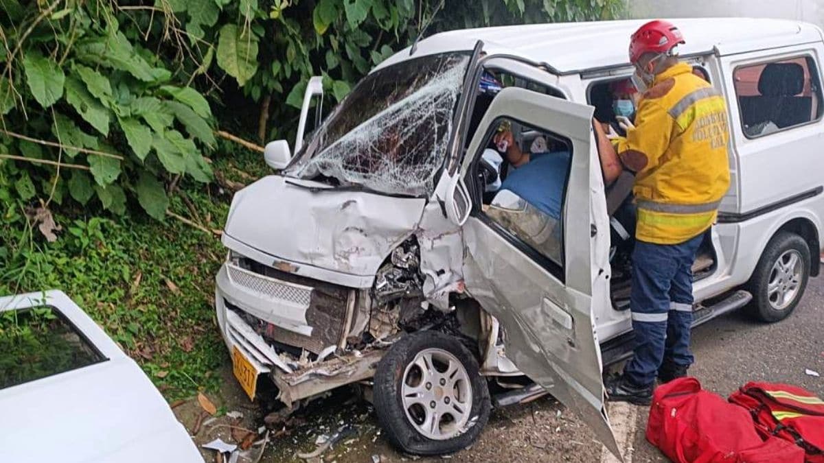 Movilidad entre Jamundí y Cali amaneció colapsada por accidente de tránsito