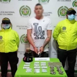 Hombre fue capturado por comercialización de estupefacientes en Yotoco