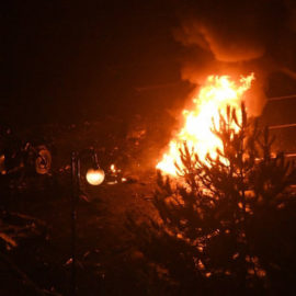 Una potente explosión sacude el centro de Donetsk, Ucrania