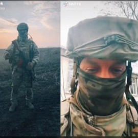 El soldado ucraniano que sube videos a TikTok para que su hija sepa que está vivo