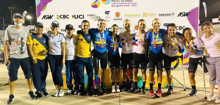 Colombia arrasó en el Campeonato de Paraciclismo de pista y ruta en Brasil
