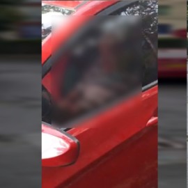 Denuncian otro caso de hombre masturbándose, esta vez dentro de un carro