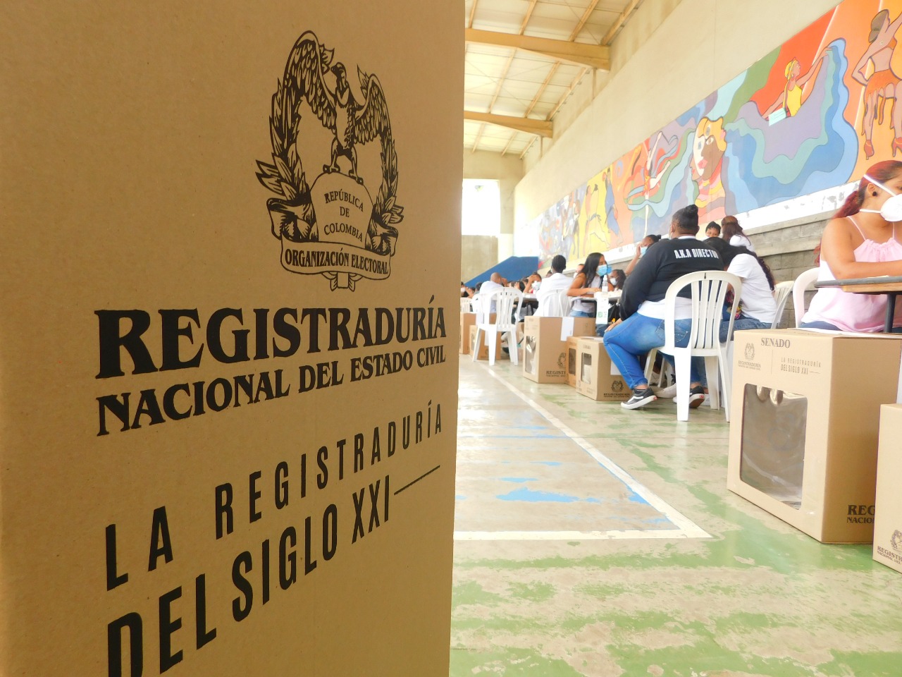 Gobernación del Valle acompaña a la Registraduría durante escrutinio