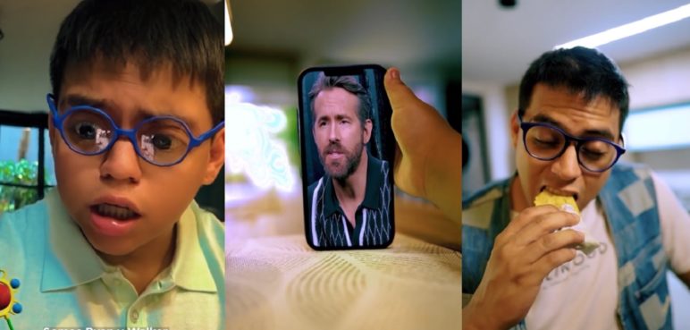 'El Mindo' sorprendió en sus redes al subir un video con el actor Ryan Reynolds