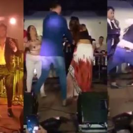 Fanática besó en concierto al músico Uriel Lozano y su esposo intentó golpearlo