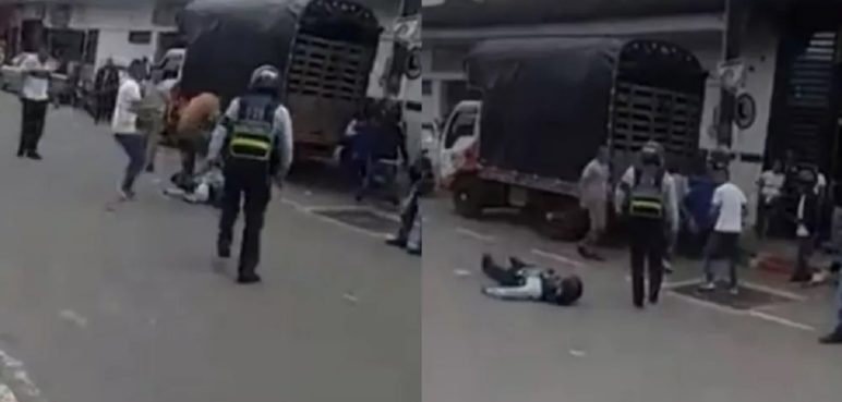 Grupo de guardas de tránsito fueron brutalmente agredidos en Piendamó
