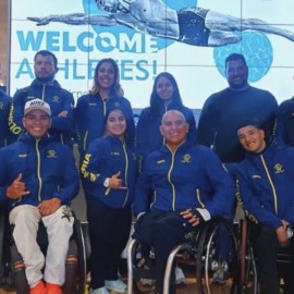 La delegación colombiana ganó 11 medallas en la Serie Mundial de Para Natación de Lignano