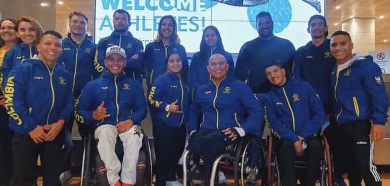 La delegación colombiana ganó 11 medallas en la Serie Mundial de Para Natación de Lignano