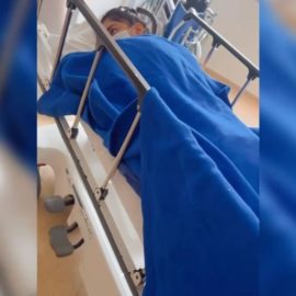 “No podía caminar”: La segura está hospitalizada de nuevo