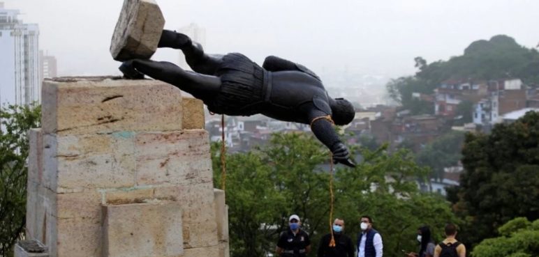Personería de Cali pide reinstalación de Estatua de Sebastián de Belalcázar
