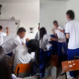 Video: nueva pelea entre estudiantes se presentó en el colegio Lancaster de Cali