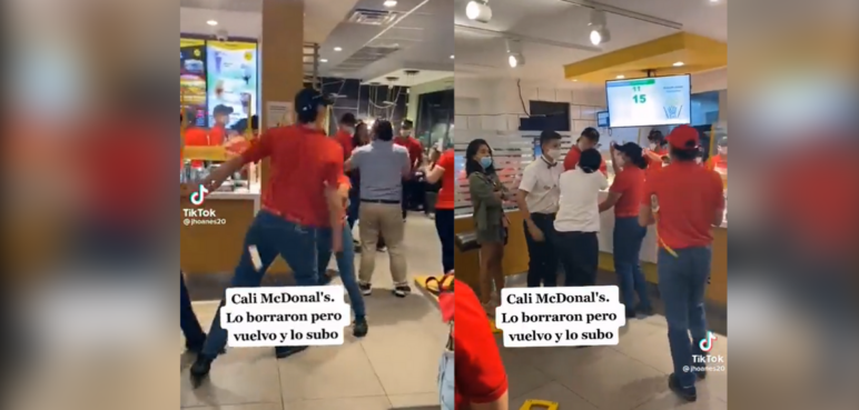 Video: ¿Qué pasó en un McDonald's de Cali entre un empleado y un cliente?