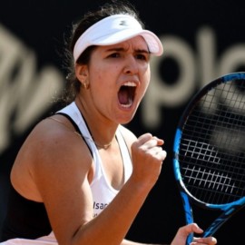 Camila Osorio, clasificó a semifinales en dobles en la Copa Colsanitas